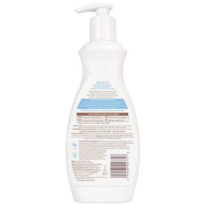 cocoa butter formula enriched with vitamin e, aloe, shea butter, apricot oil, and sweet almond oil