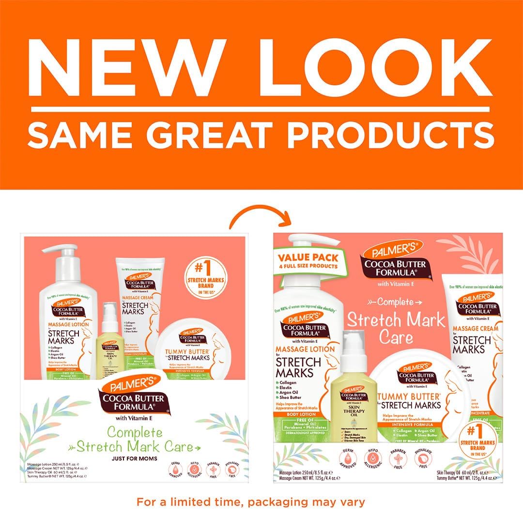 cocoa butter, vitamin e, collagen, elastin, co enzyme q10, and pro vitamin b5 ingredient complex
