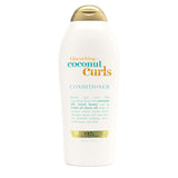 OGX Quenching + Coconut Curls Conditioner – Salon-Quality Curl Enhancer for Curly Hair, 25.4 fl oz