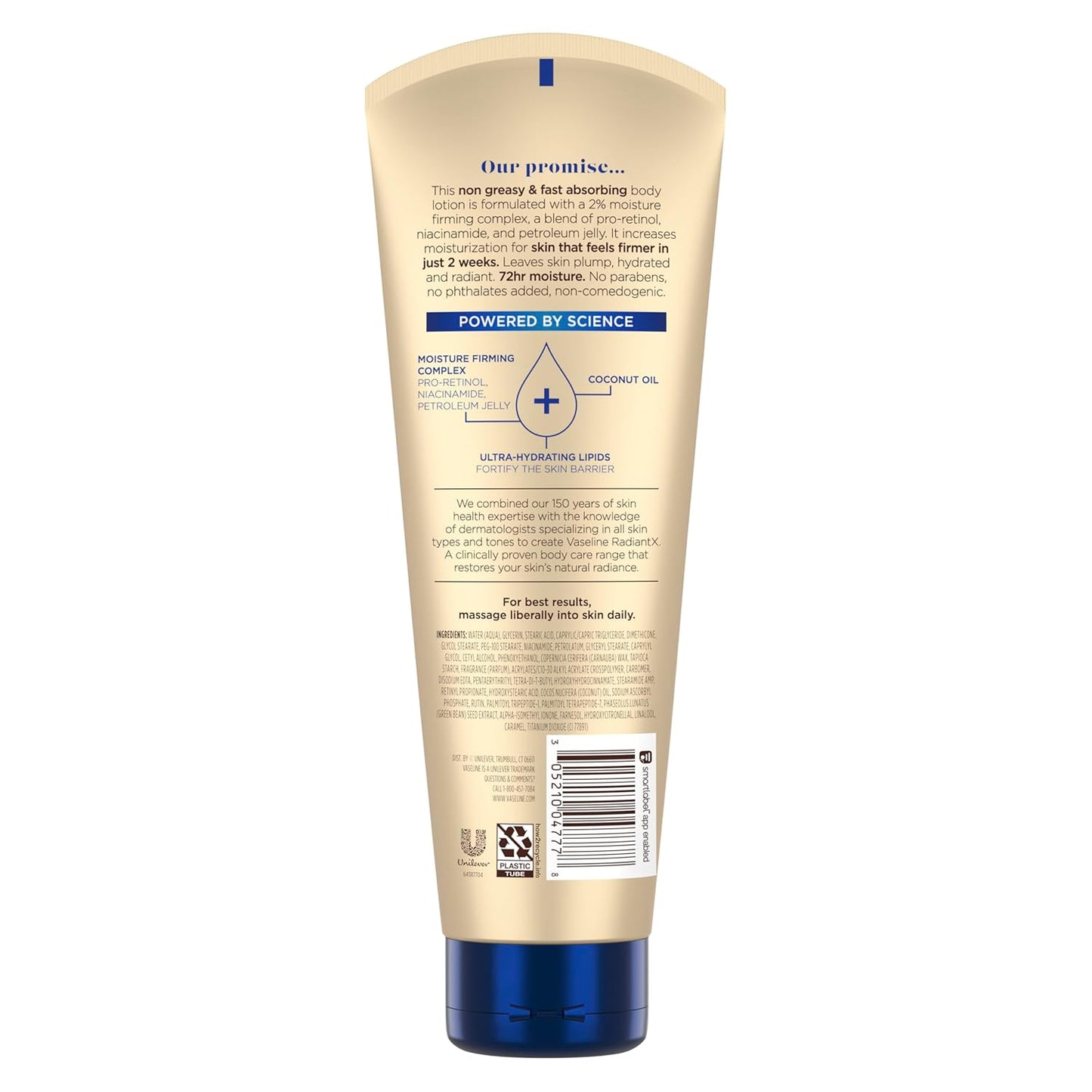 coconut oil and ultra-hydrating lipids to reinforce the skin barrier