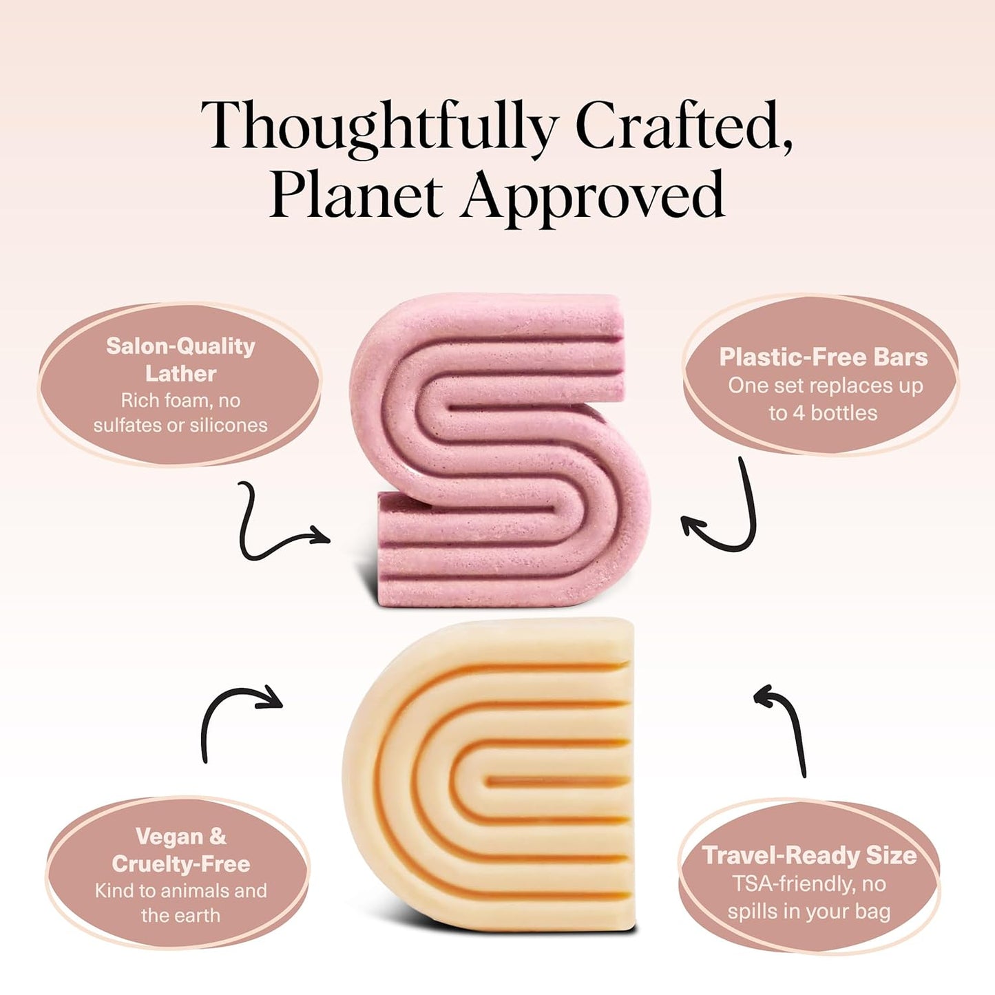 coconut oil conditioner bar that deeply moisturizes, softens, and tames frizz