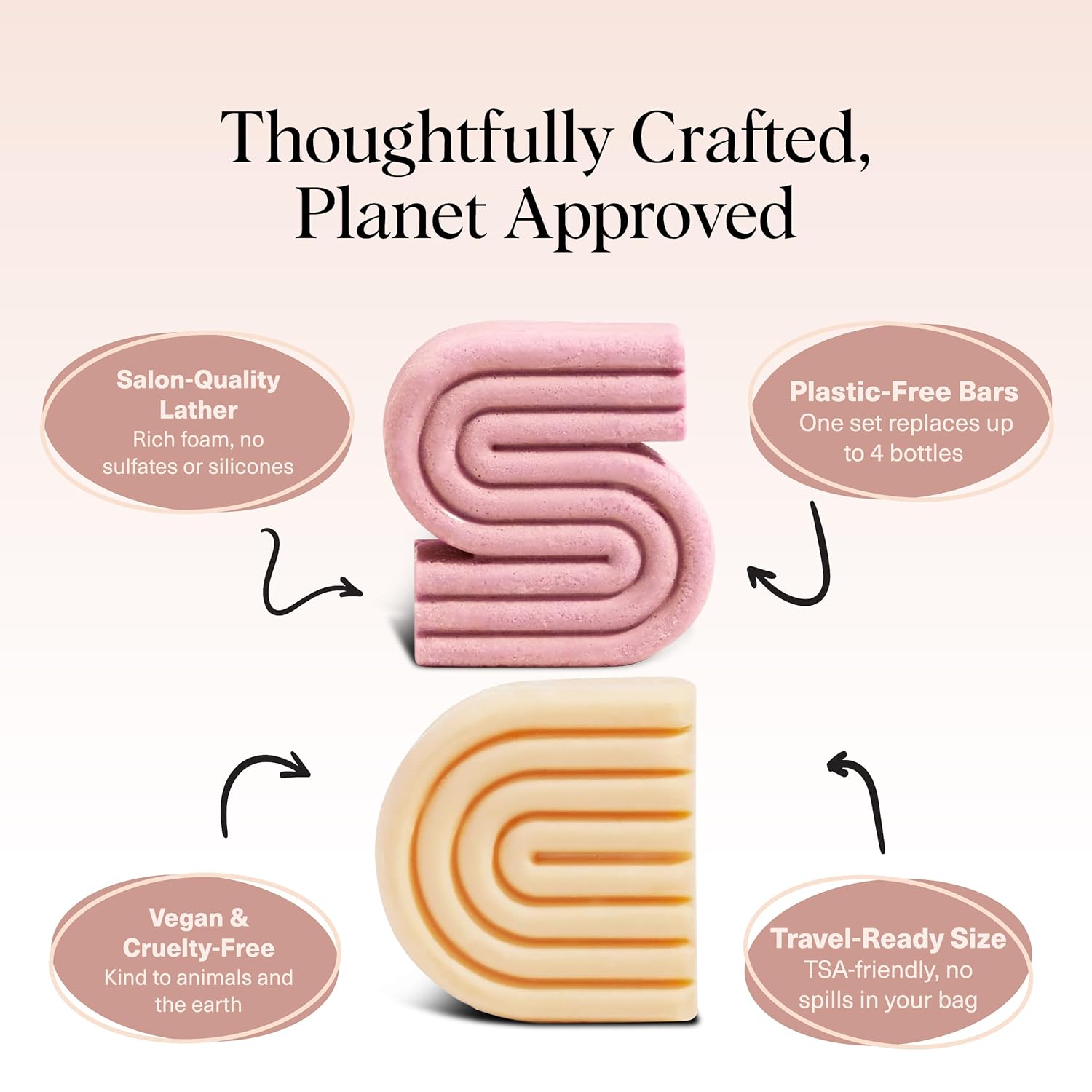 coconut oil conditioner bar that deeply moisturizes, softens, and tames frizz