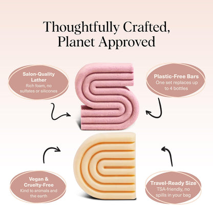 coconut oil conditioner bar that deeply moisturizes, softens, and tames frizz