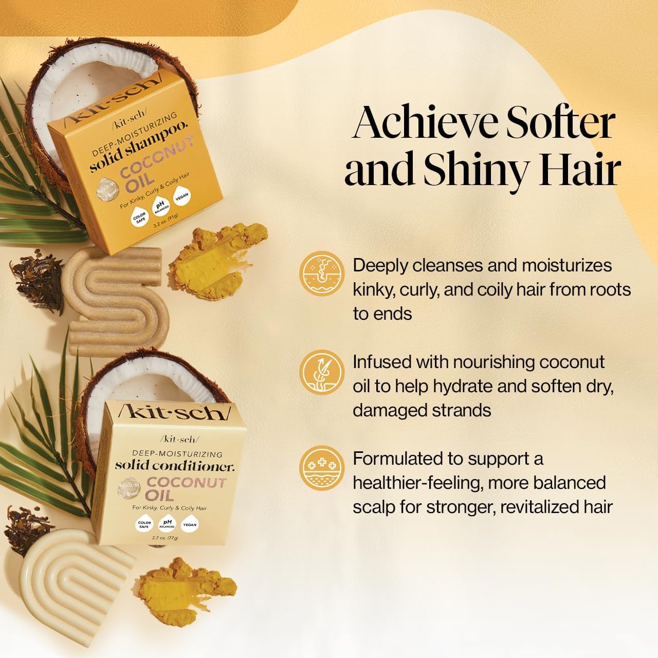 coconut oil, shea butter, and pure essential oils infusion for deep hydration