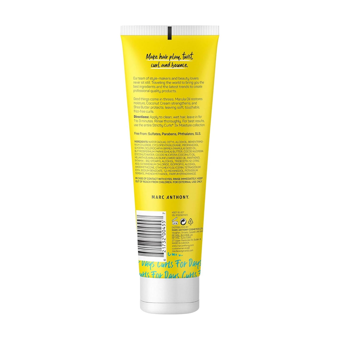 coconut-scented cream formula in a standard 8.45 fl oz bottle