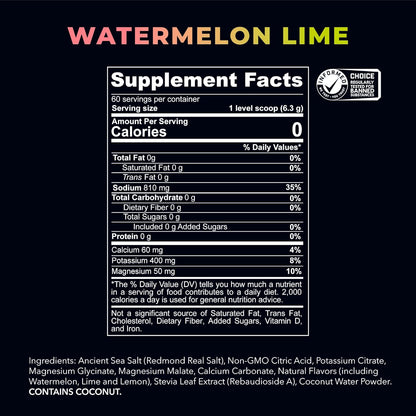 coconut water powder and non-gmo citric acid for natural flavor and mineral support