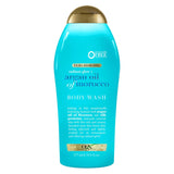 OGX Radiant Glow Argan Oil Body Wash – Nightly Wind-Down Shower Ritual for Women with Dry Skin, 19.5 fl oz Sulfate-Free