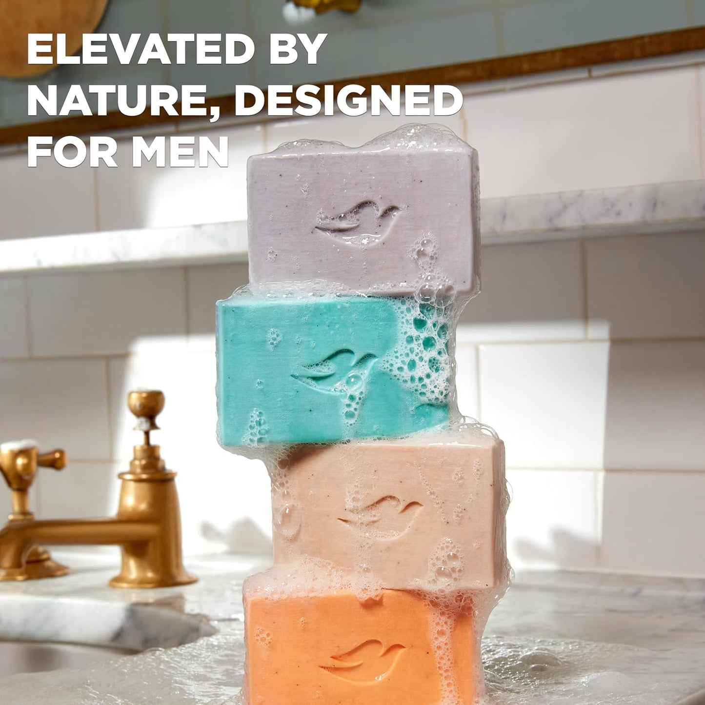 cold-pressed bar with a complex of proteins, vitamins, and amino acids to renourish skin