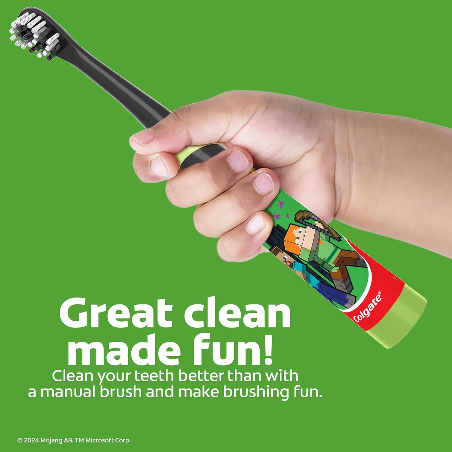 Colgate Kids Battery Powered Toothbrush – Safe Character-Themed Brush for Ages 3+ in the Family Bathroom