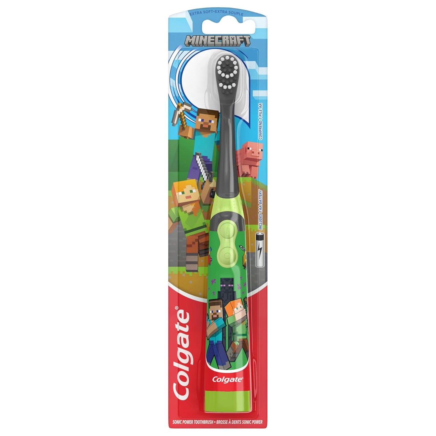 Colgate Kids Battery Powered Toothbrush – Safe Character-Themed Brush for Ages 3+ in the Family Bathroom