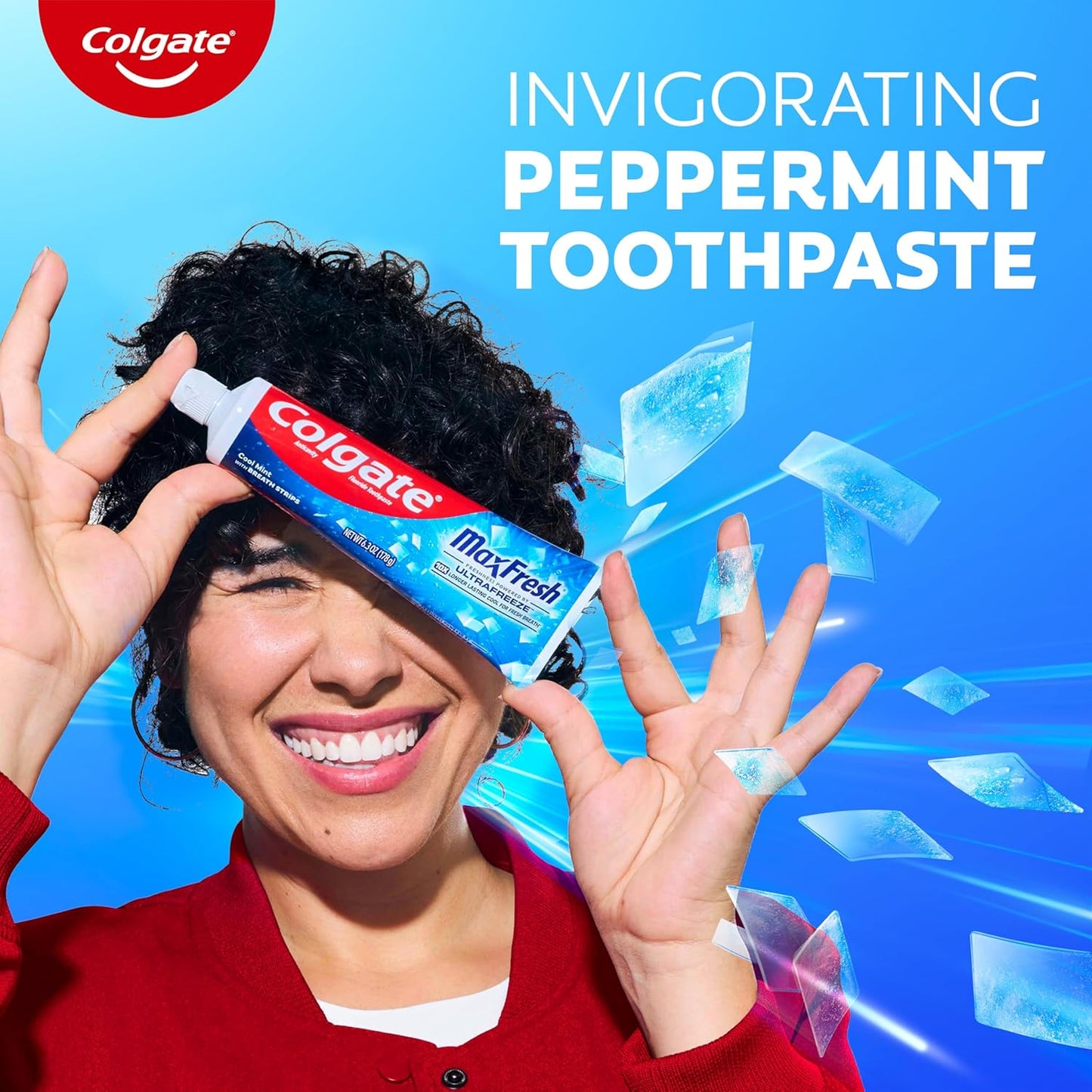Colgate MaxFresh Cool Mint Toothpaste – Refresh Your Evening Oral Care Ritual with 10X Longer-Lasting Cool Sensation