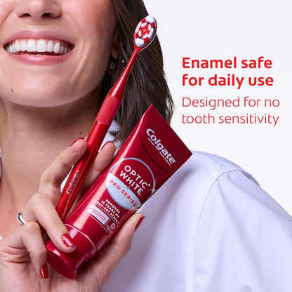 Colgate Optic White Pro Series – Daily Whitening Toothpaste Ritual for Coffee and Wine Stains