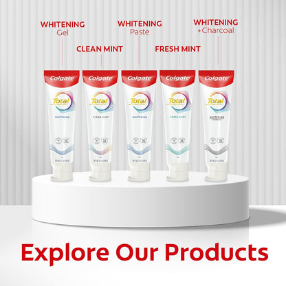 Colgate Total Advanced Whitening Toothpaste – Calming Mint for Your Daily Oral Care Ritual