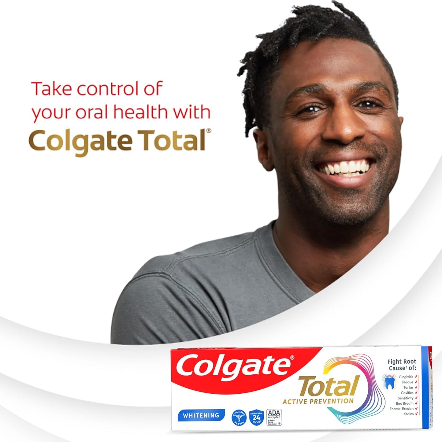 Colgate Total Whitening Toothpaste – Daily Oral Care Ritual for Healthy Gums & Fresh Breath