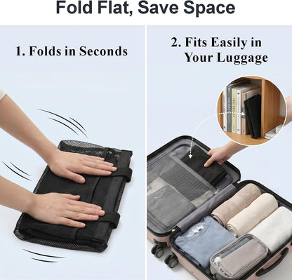 collapsible flat-fold design when empty