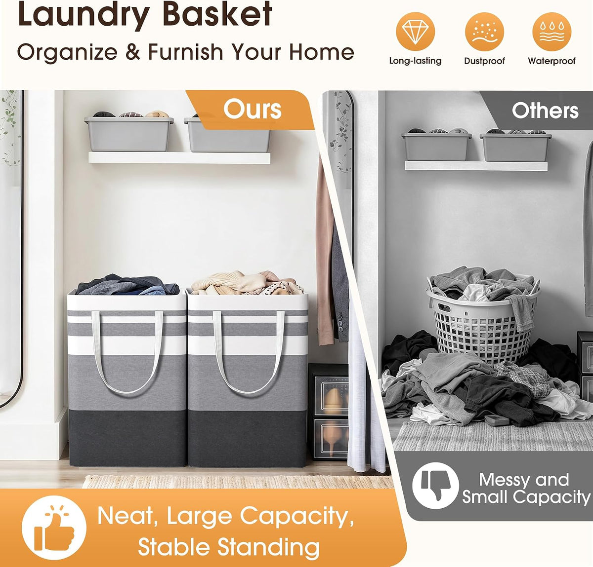 collapsible fold-flat design for compact storage