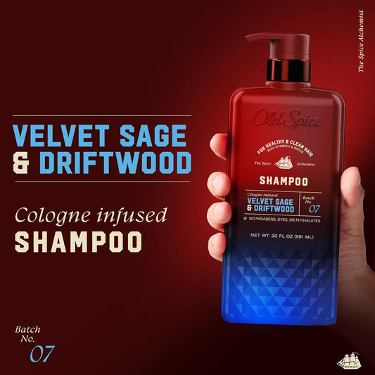 cologne-infused formula with layered notes (citrus water, sage, sandalwood depending on variant)