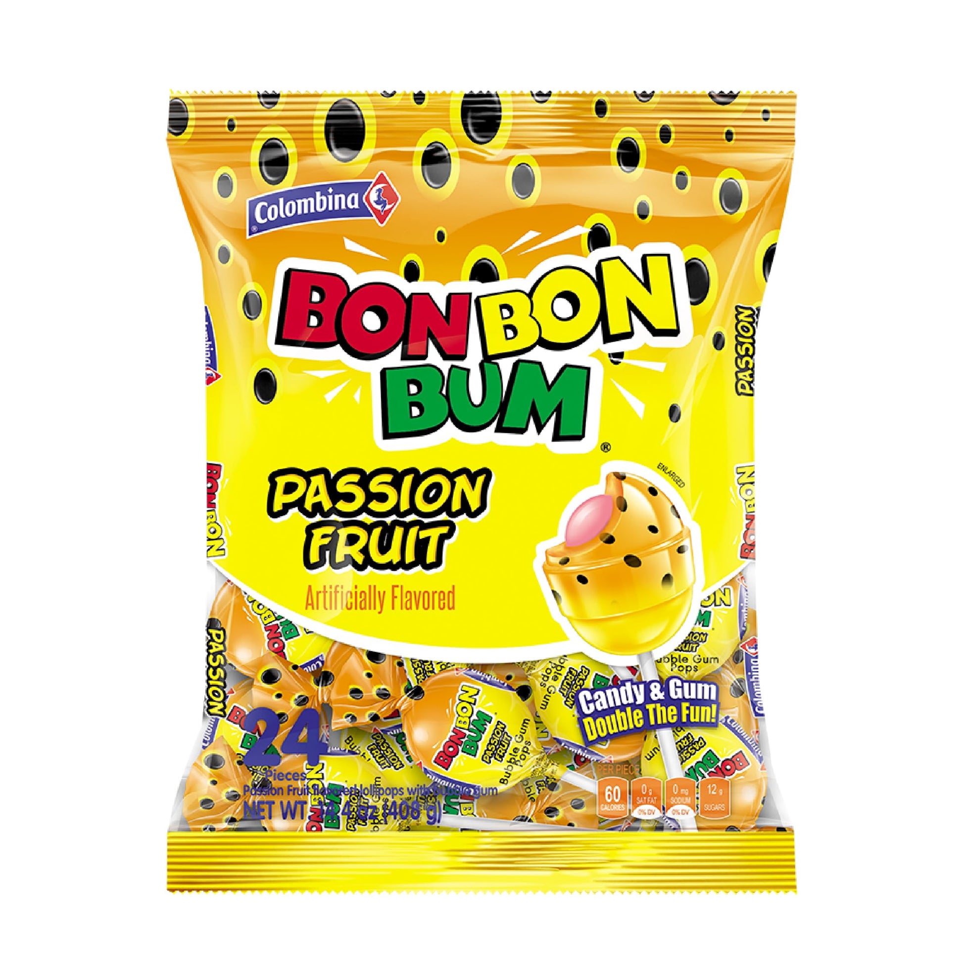Colombina Bon Bon Bum Suckers – Vegan-Friendly Tropical Lollipops for Mindful Snacking Breaks and Afternoon Energy Pick-Me-Ups