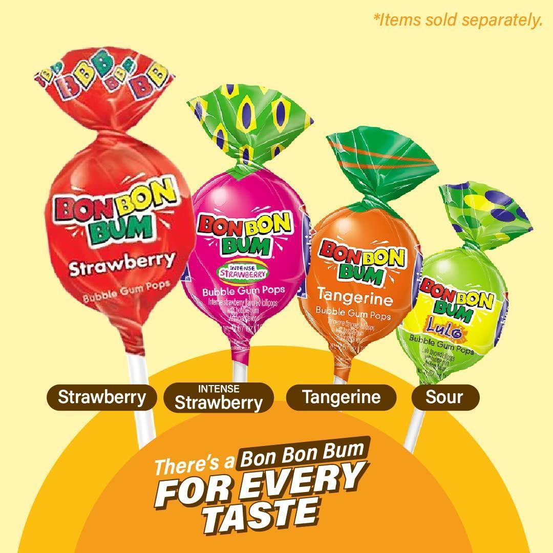 Colombina Bon Bon Bum Suckers – Vegan-Friendly Tropical Lollipops for Mindful Snacking Breaks and Afternoon Energy Pick-Me-Ups