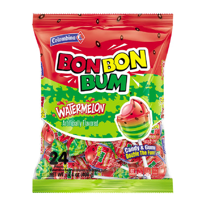 Colombina Bon Bon Bum Suckers – Vegan-Friendly Tropical Lollipops for Mindful Snacking Breaks and Afternoon Energy Pick-Me-Ups