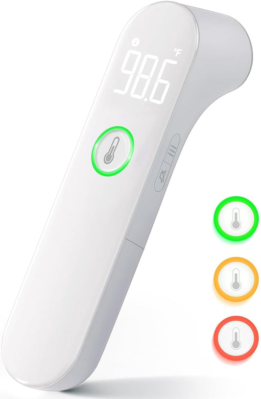 color-coded fever guidance with audible beep indicators