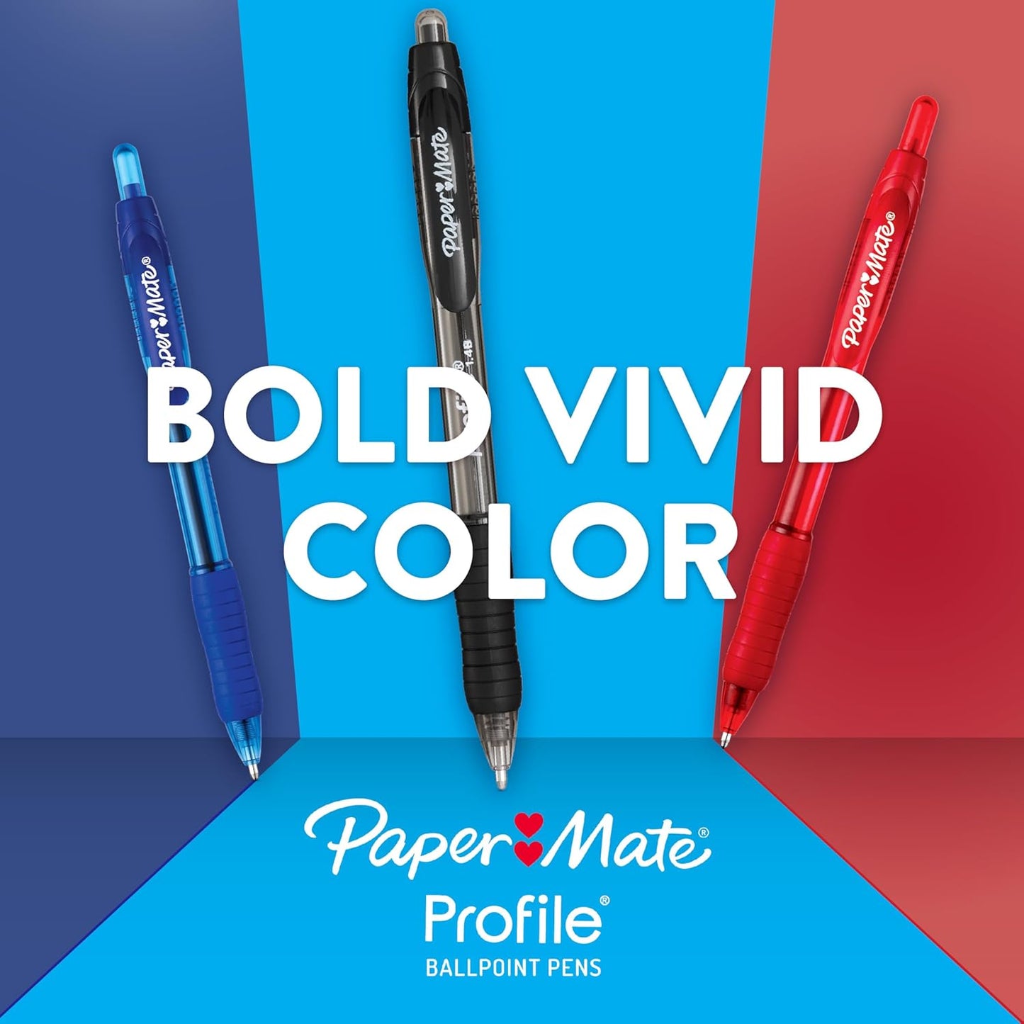 color-matched translucent barrel to identify ink level