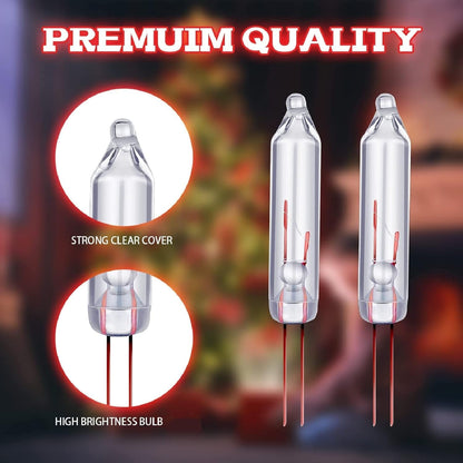 color variants include clear as well as red and green for festive customization