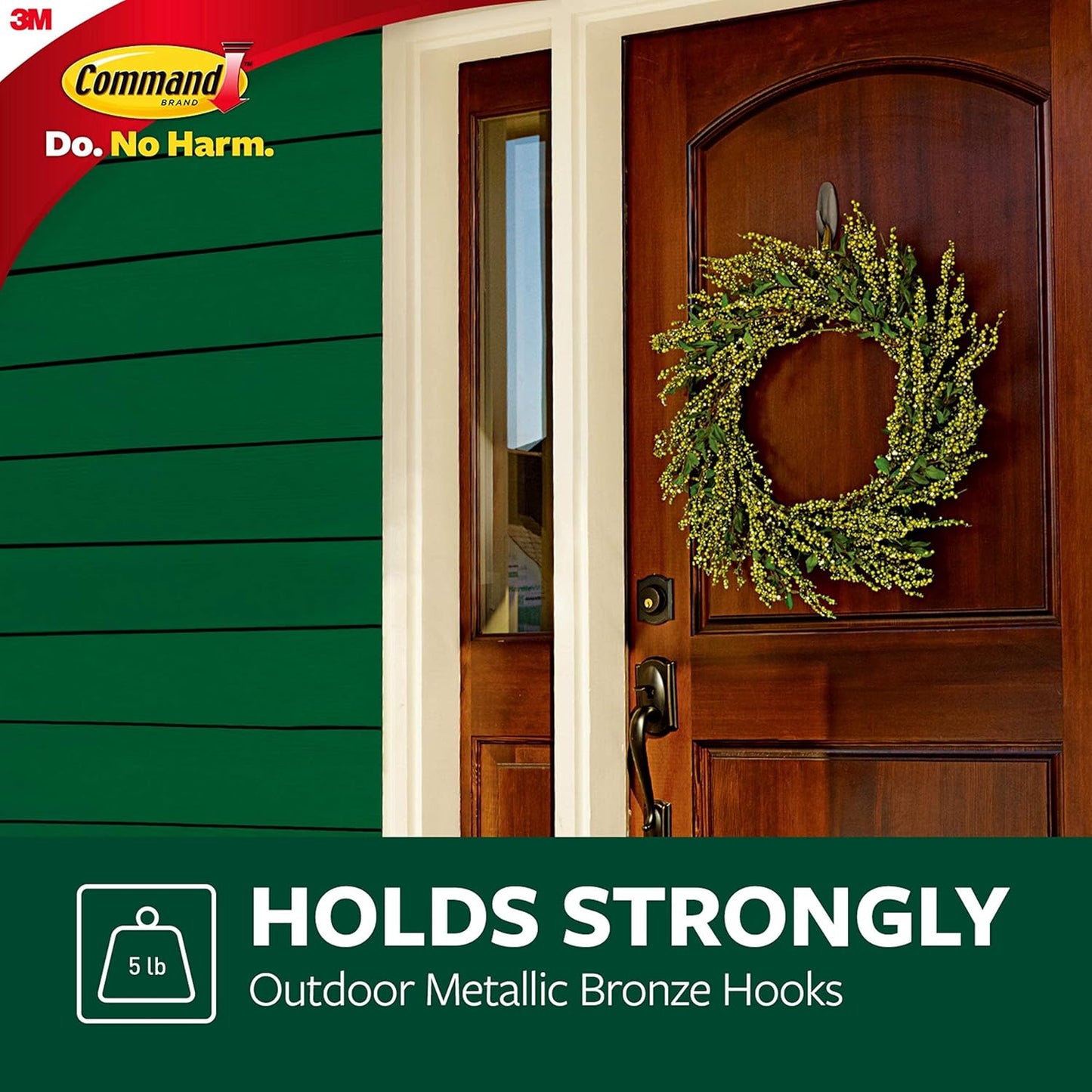 command adhesive strip technology removes cleanly without holes, marks, or residue