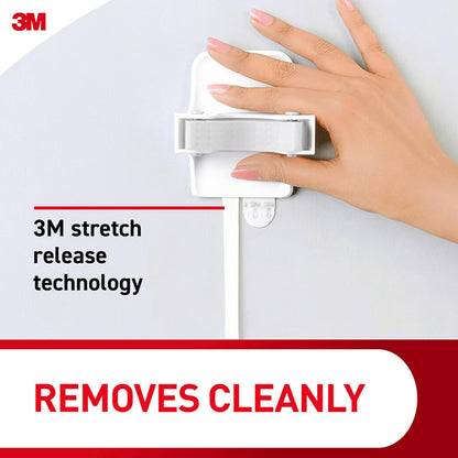 Command Broom Grippers – Streamlined Kitchen Wall Mount, Minimalist Cleaning Tool Organizer