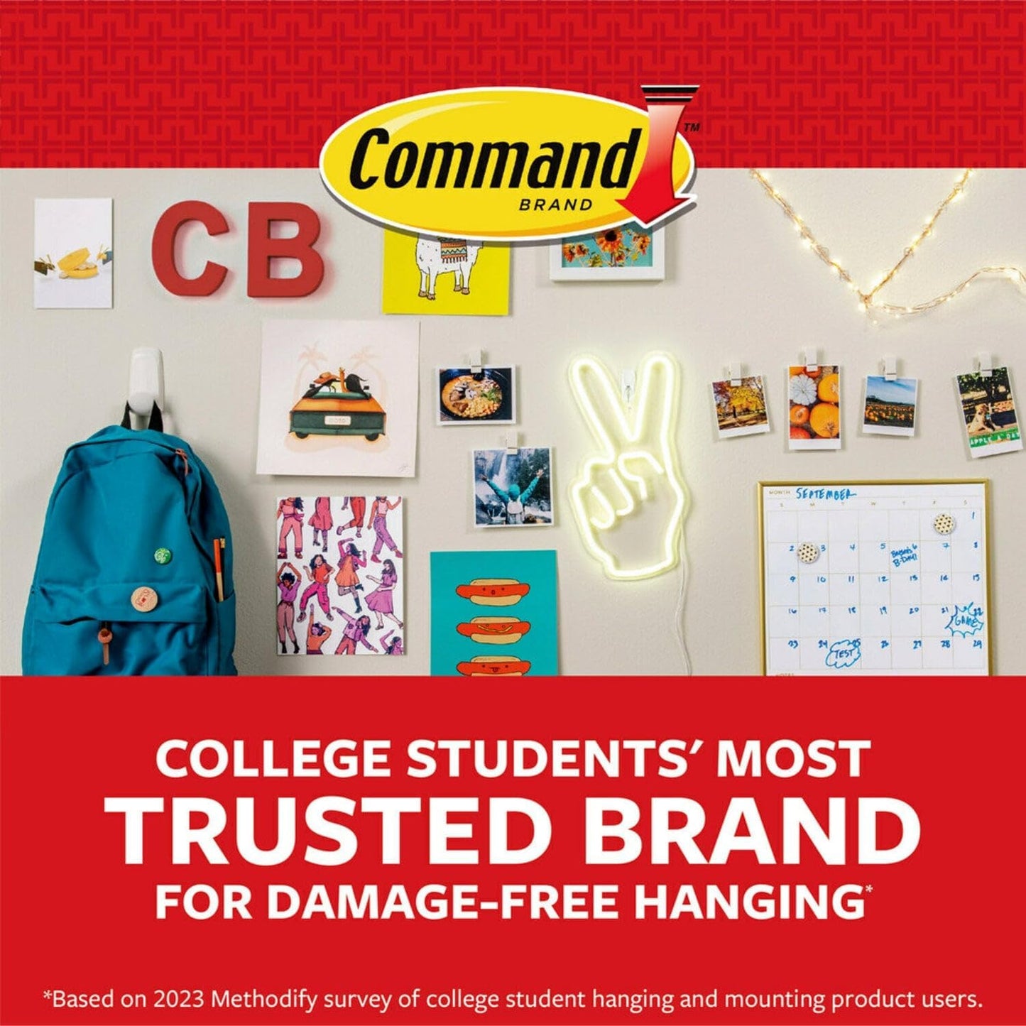 Command Clear Decorating Clips for Minimalist Home – Seamless, Residue-Free Light and Garland Mounts