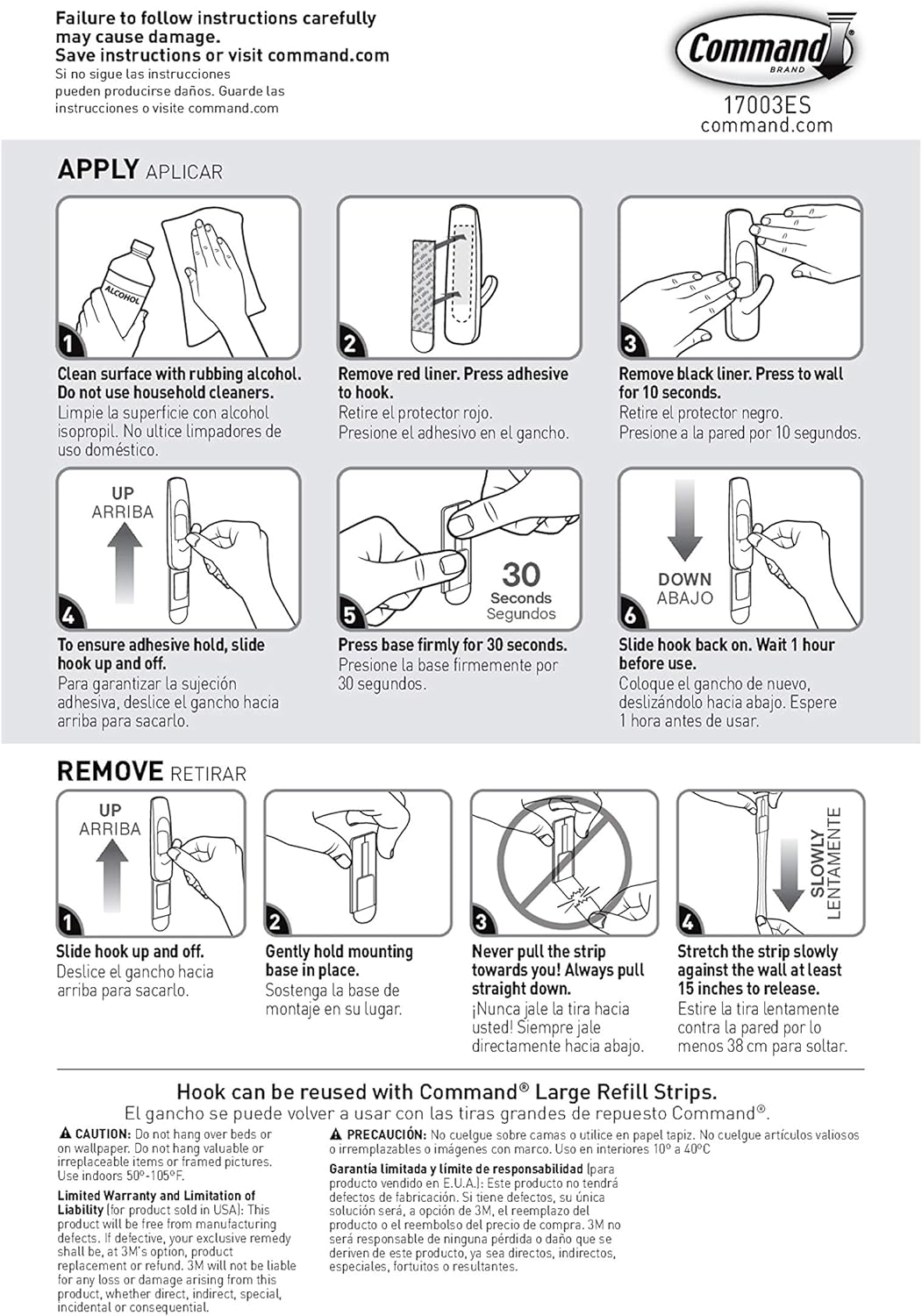 Command Large Utility Hooks – Minimalist Wall Organization for Clutter Free Apartments