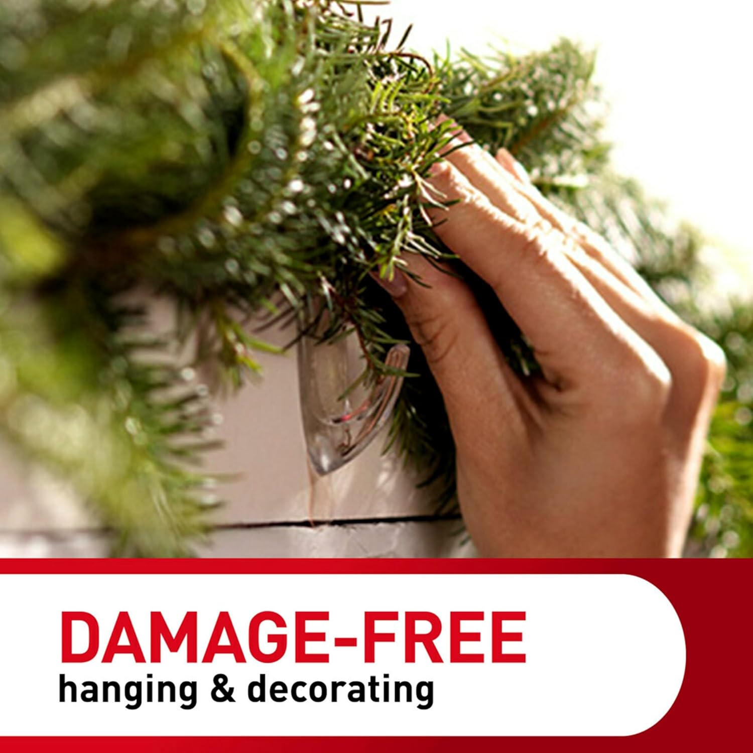 Command Medium Clear Wall Hooks – Damage-Free Hanging for Cozy Bedroom and Living Room Wall Decor