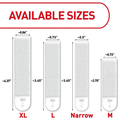 Command Picture Hanging Strips – Damage-Free Living Room Gallery Wall, Mixed Frame Sizes Up to 24x36