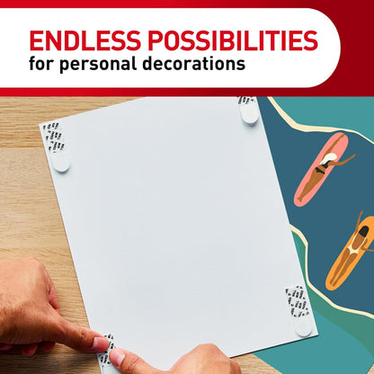 Command Poster Strips for Living Room Gallery Walls, Damage-Free Picture Hanging for Bedroom and Entryway Décor
