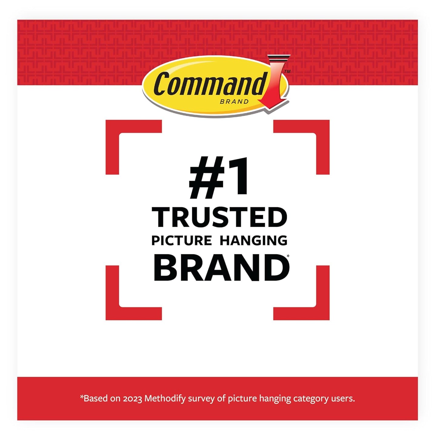 Command Small Picture Hanging Strips – Damage-Free Wall Decor for Living Room Gallery Walls, 4 lb Hold