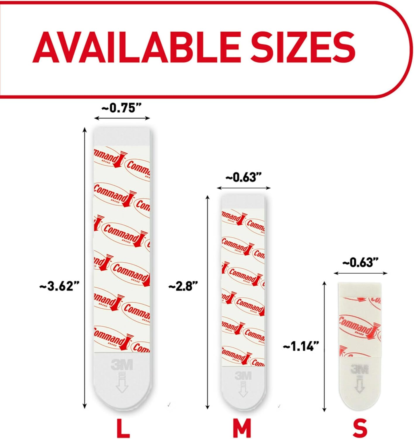 Command Small Replacement Strips 64-Pack – Damage-Free Wall Setup for a Focused Home Office