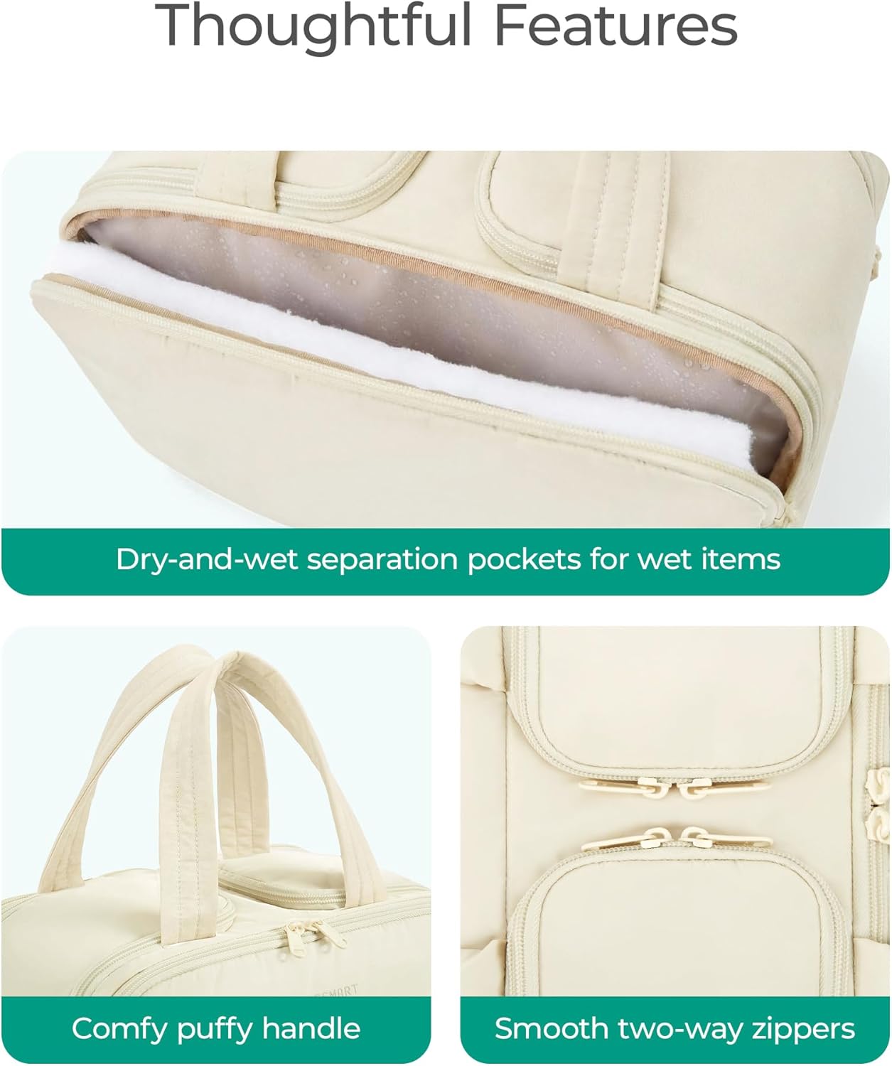 compact 11.8"l x 7.3"w x 8.3"h dimensions that fit standard carry-on luggage