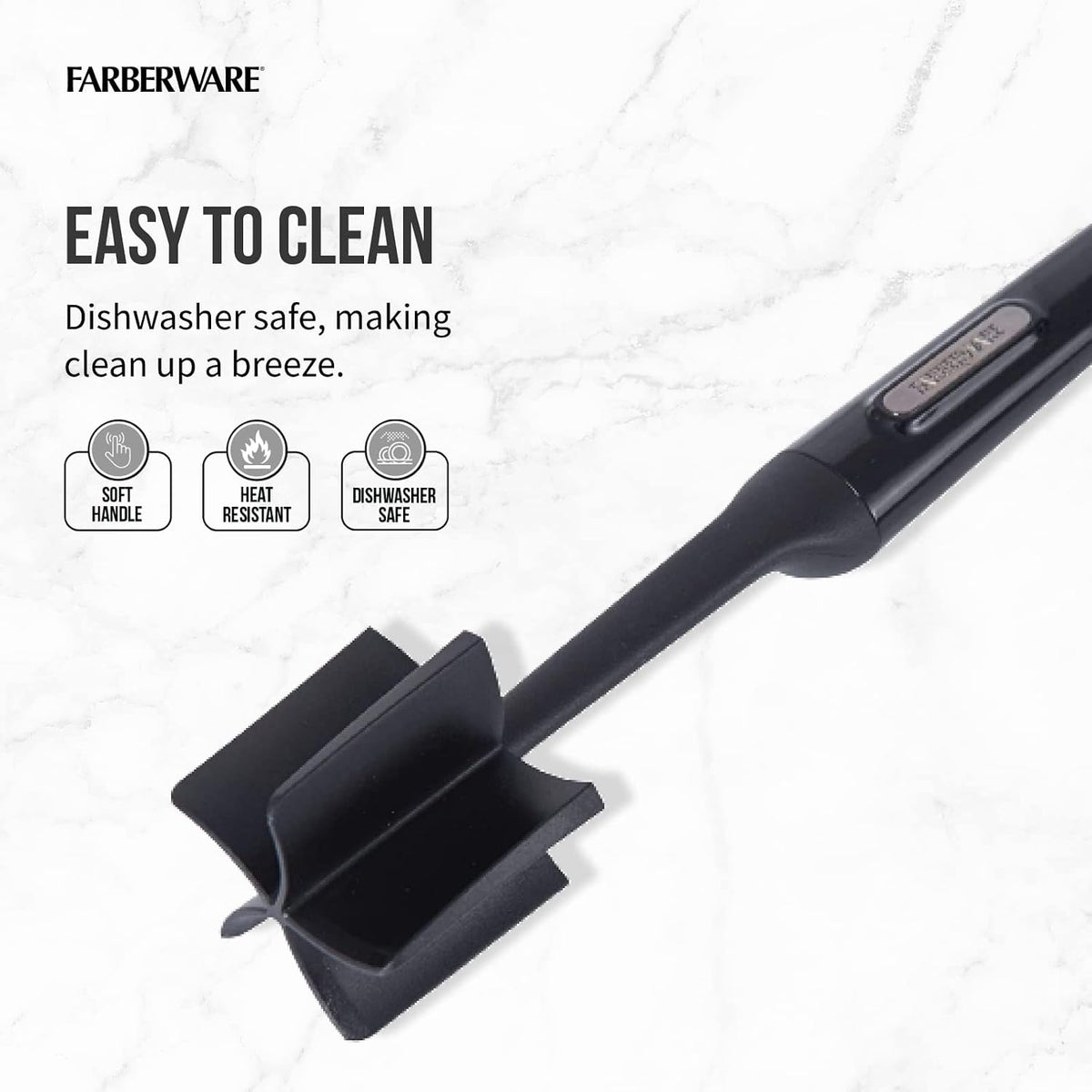compact 11"l x 2.5"w footprint weighing 4.96 oz for easy drawer storage and one-handed use