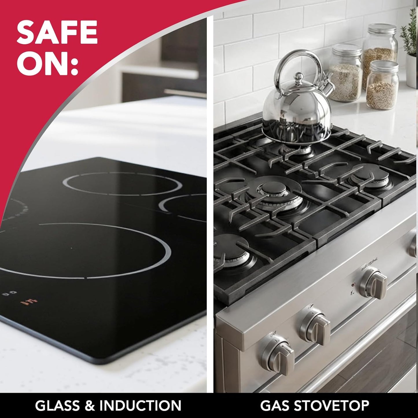 compact 3x2 inch pad size for targeted spot cleaning on stovetop
