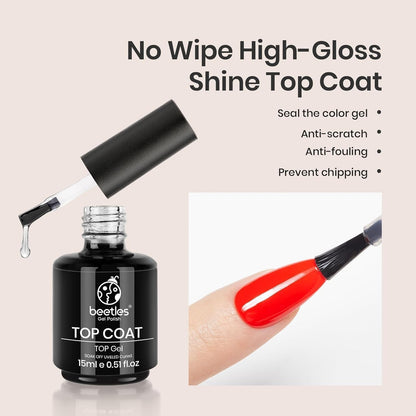 compatible base coat with slight tackiness for better polish grip, suitable for natural, gel, acrylic, and tip nails