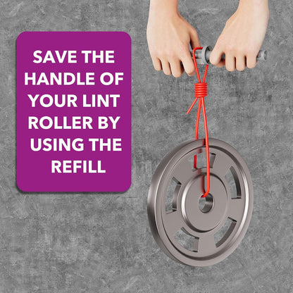 compatible refill rolls allow swapping empty cores without buying new handles