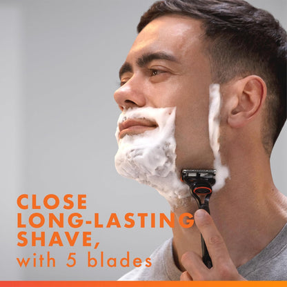 compatible with all gillette 5-blade razor handles (excluding gillettelabs)