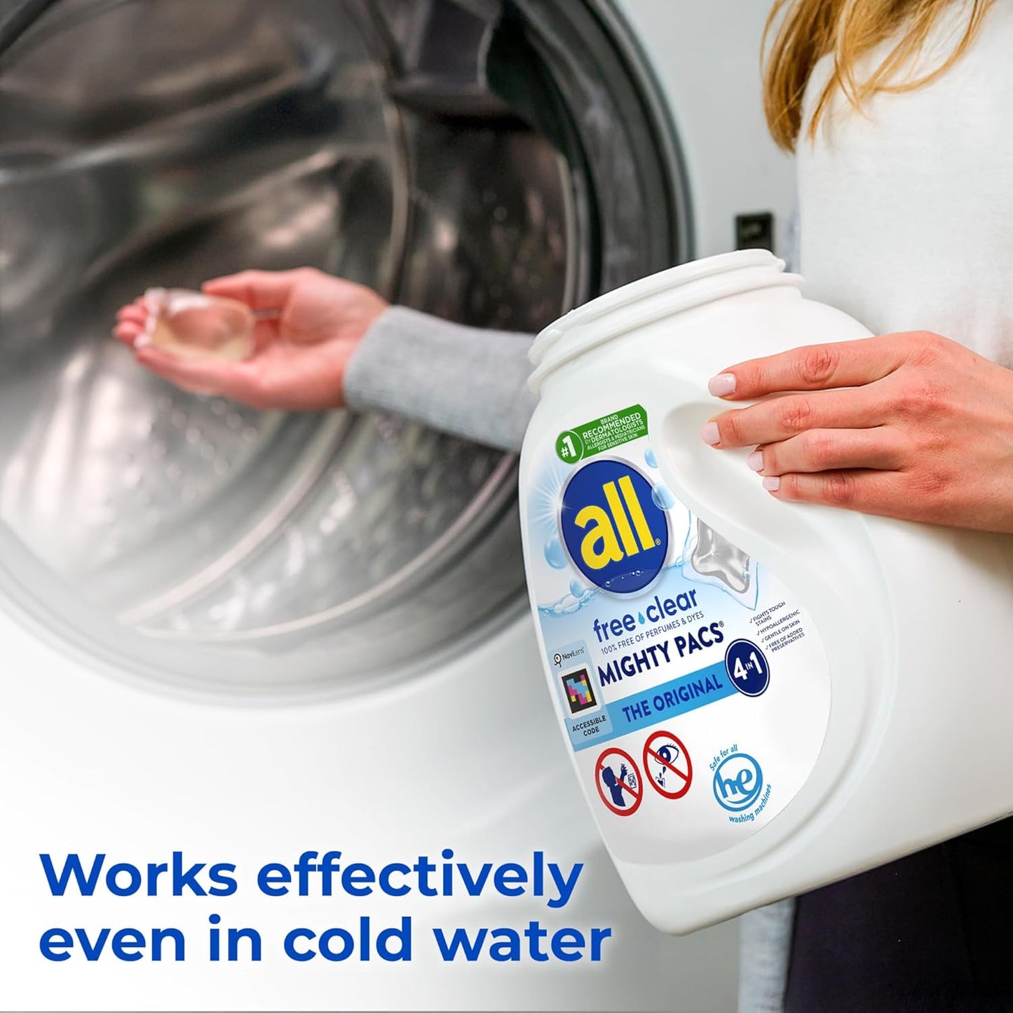 compatible with all washing machines including high-efficiency (he) units