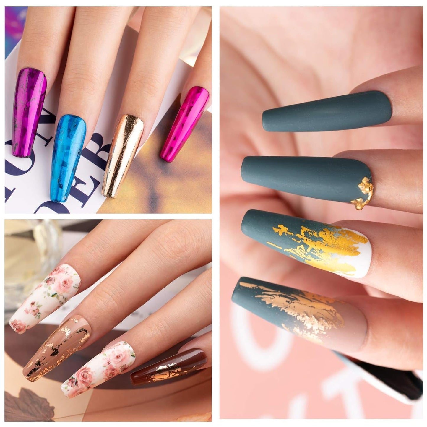 compatible with complementary beetles line products such as liquid latex cuticle guard, pearl rubber base gel, and pre-cut lace foil stickers