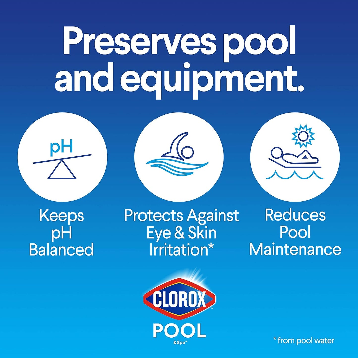 compatible with new pools, refilled pools, saltwater pools, and liquid chlorine pools