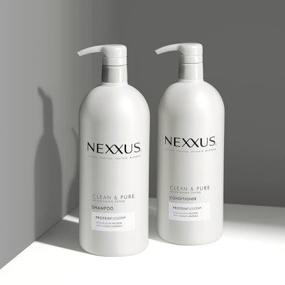 compatible with nexxus clean & pure scalp scrub, conditioning foam, and 5-in-1 hair oil for a full regimen