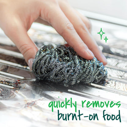 compatible with non-coated cookware, grill grates, oven racks, broilers, glass, plastic, porcelain, stone, and wood