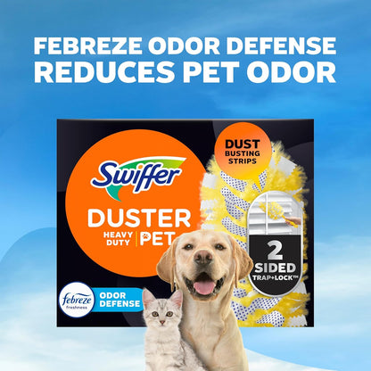compatible with the standard swiffer heavy duty extendable handle (sold separately)