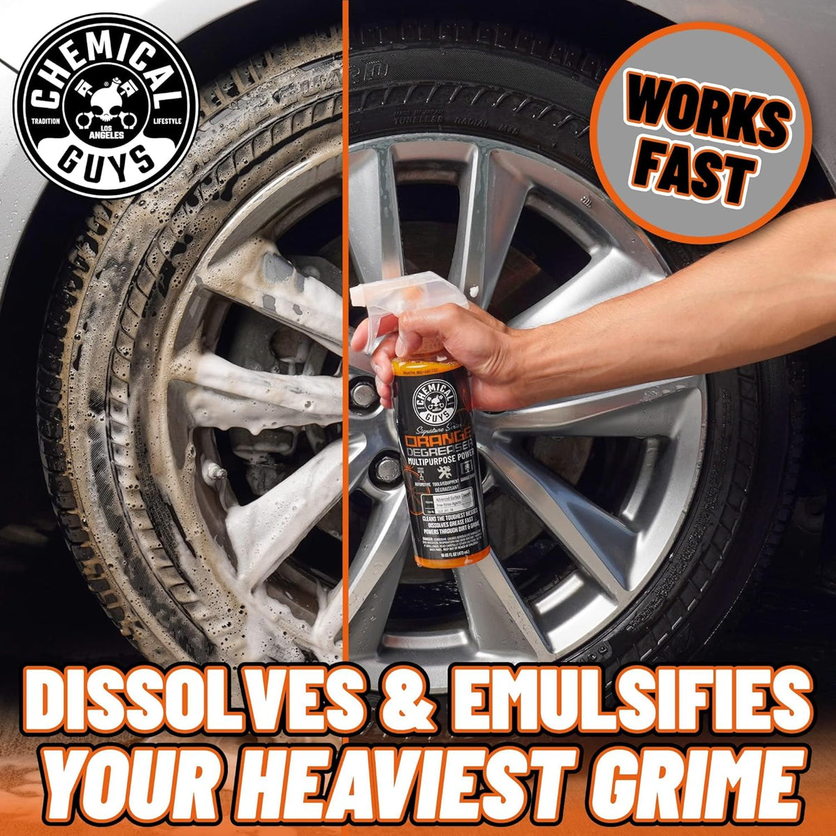 concentrated dilutable formula adjustable from light-duty to heavy-duty cleaning