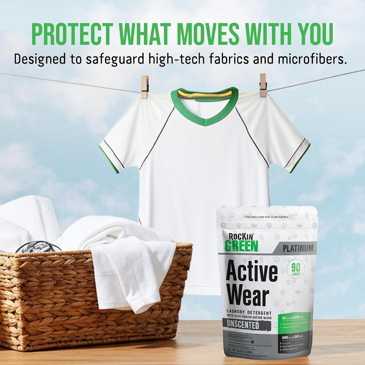concentrated formula with load counts ranging from 40 to 192 per package